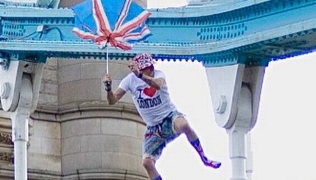 Stacey Solomon's ex and Jackass star Steve-O detained by police in London after shocking Tower Bridge stunt